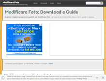 Tablet Screenshot of modificarefoto.it
